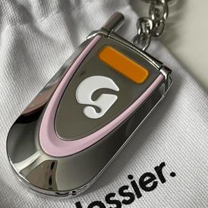 Glossier LA keychain